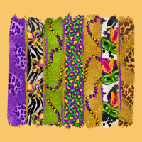 Mardi Gras Brushstrokes Vintage Hoodie | Teevron