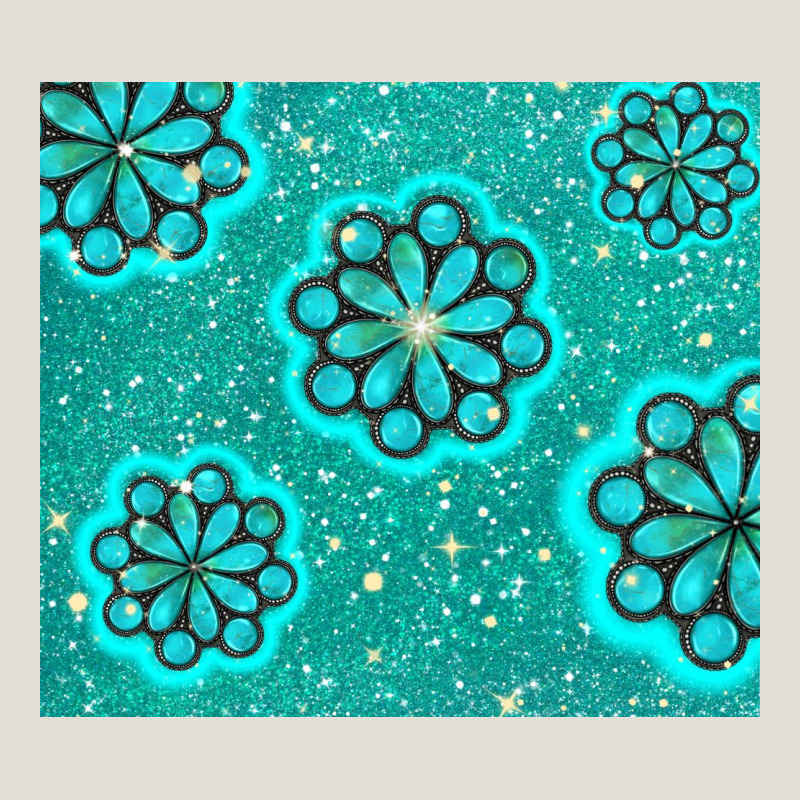 Glitter Turquoise Heavy Core Tee by TumblerDesignByShophia | Teevron