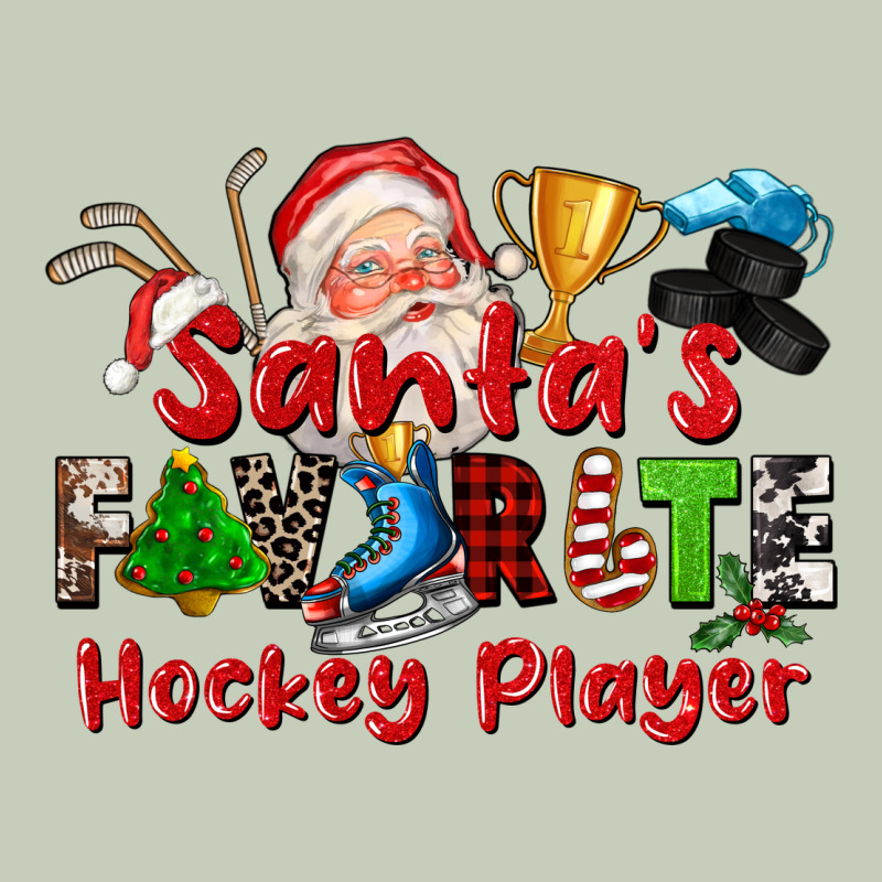 Santas Favorite Hockey Player Classic Tee by CowGirlArtShop | Teevron