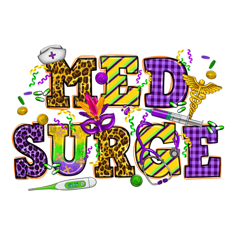 Mardi Gras Med Surge Ladies Tee by HowdyJamesFarm | Teevron