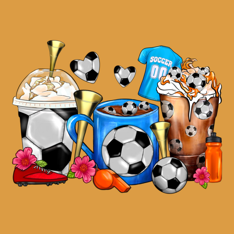 Soccer Coffee Cups Urban Heavy Tee by FaDigitalArtStudio | Teevron
