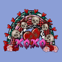Skull Xoxo Rainbow Valentine's Day Long Sleeve Tee | Teevron