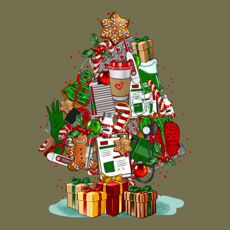 Nurse Christmas Tree Vintage Hoodie by FaDigitalArtStudio | Teevron