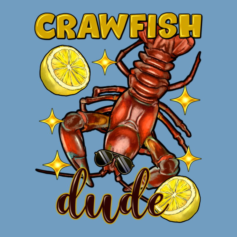 Mardi Gras Crawfish Dude Urban Heavy Tee by FaDigitalArtStudio | Teevron