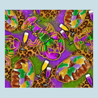 Mardi Gras With Crabs Tumbler Ladies Tee | Teevron