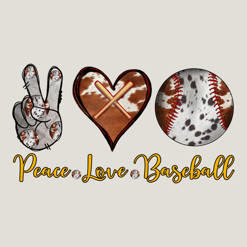 Peace Love Baseball Heavy Core Tee by RanaPortraitStore | Teevron