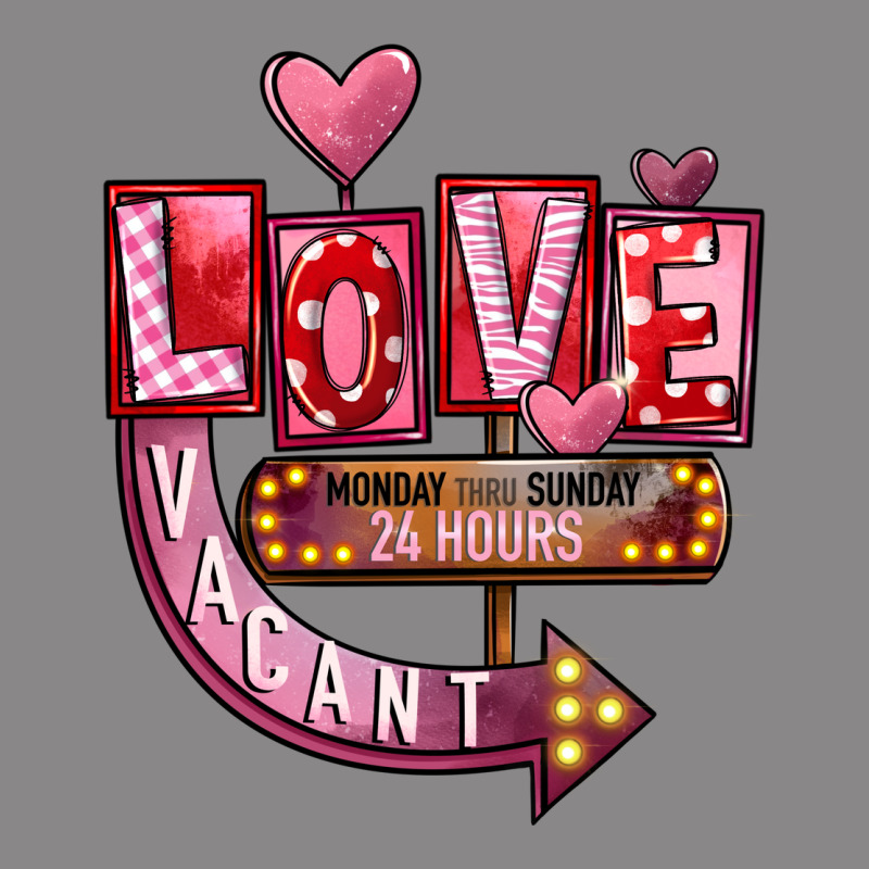 Valentine's Day Love Vacant Vintage Tee by FaDigitalArtStudio | Teevron