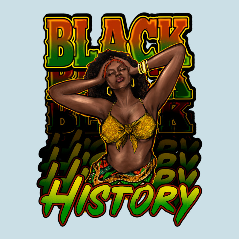 Black History Afro Woman Ladies Tee by HowdyJamesFarm | Teevron