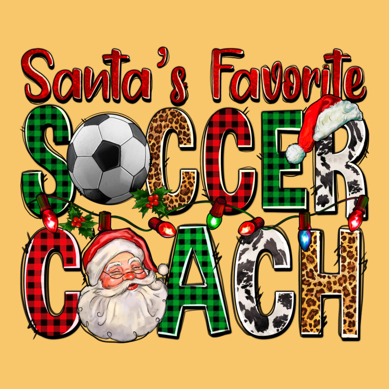 Santa's Favorite Soccer Coach For Christmas Vintage Hoodie by FaDigitalArtStudio | Teevron