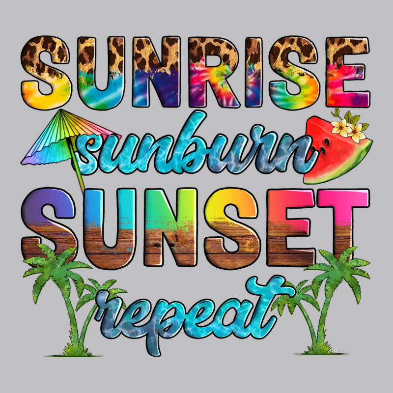Sunrise Sunburn Sunset Repeat Classic Tee by Artiststas | Teevron
