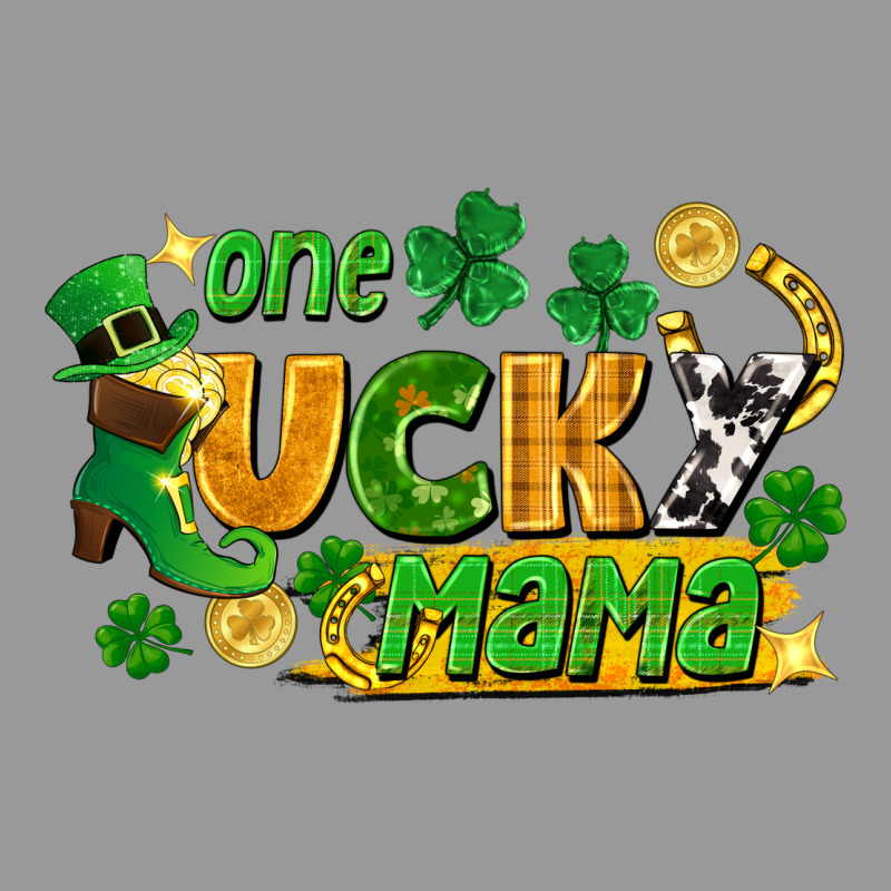 One Lucky Mama Vintage Hoodie by FaDigitalArtStudio | Teevron