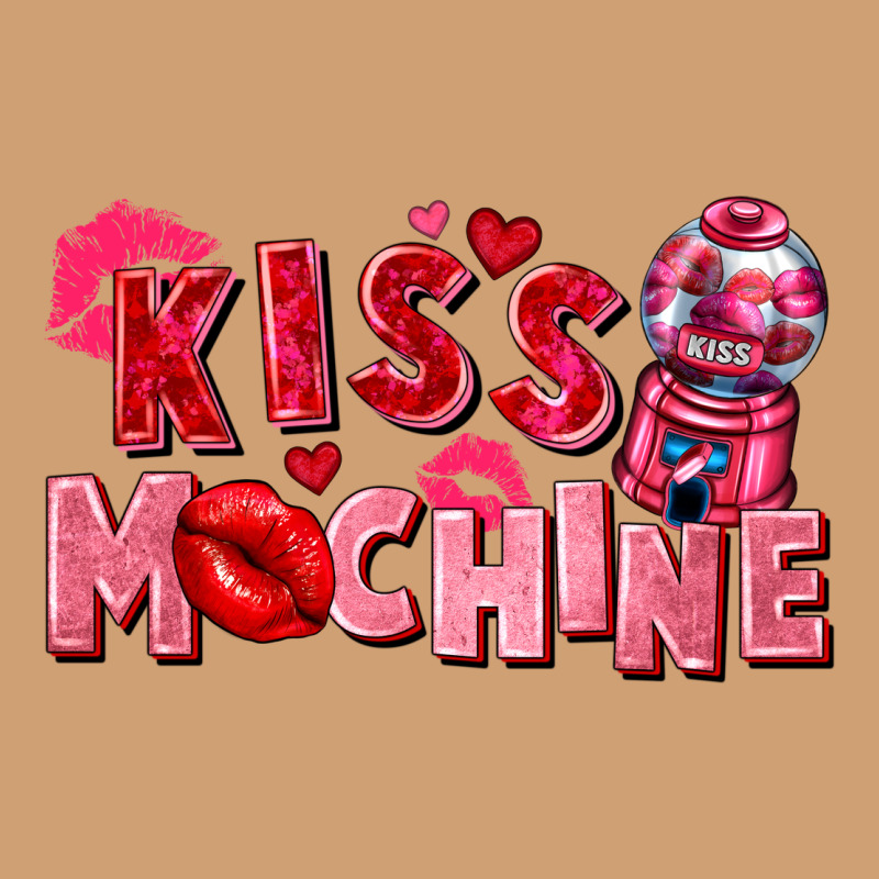 Kiss Machine Valentine's Day Vintage Tee by FaDigitalArtStudio | Teevron