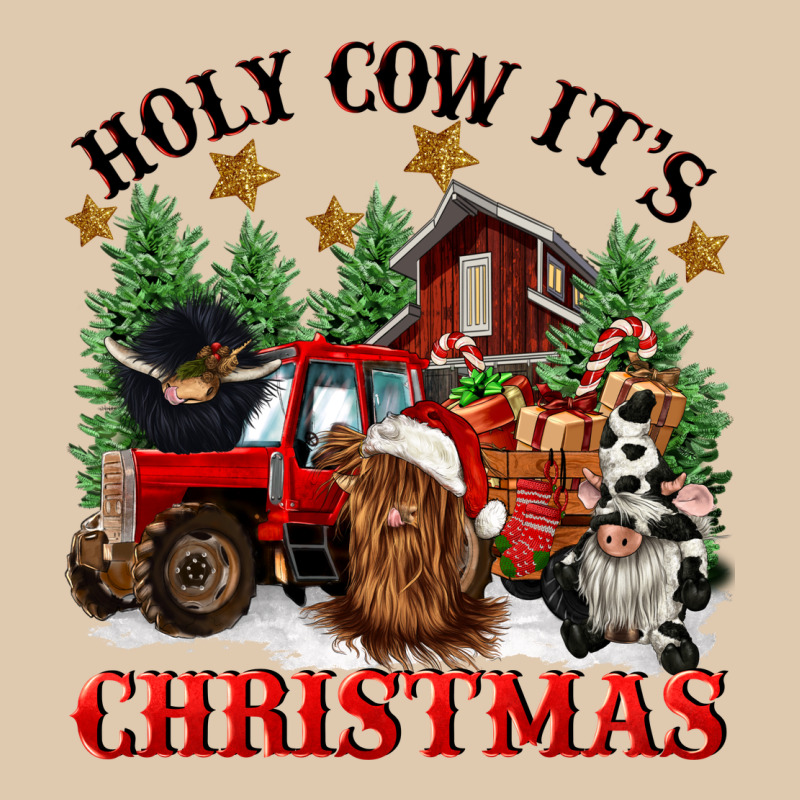 Holy Cow Its Christmas Classic Tee by CowGirlArtShop | Teevron