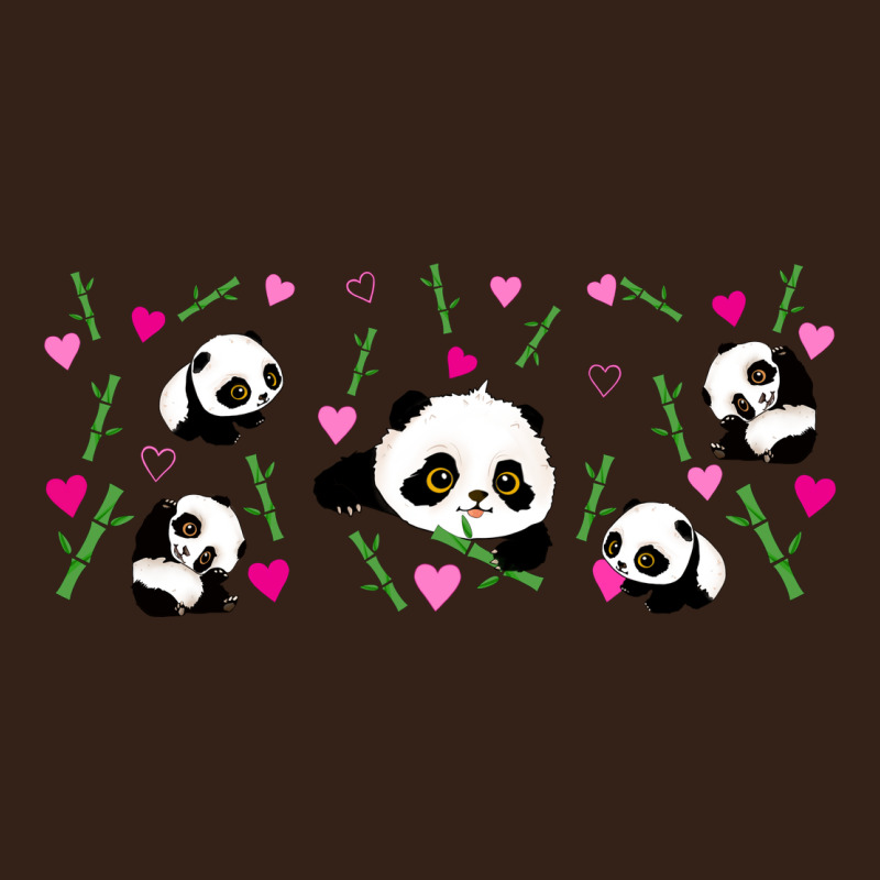 Cute Panda Heavy Core Tee by TumblerDesignByShophia | Teevron