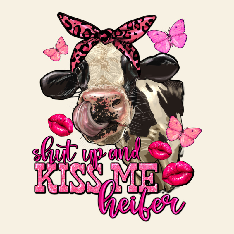 Valentine's Day Shut Up And Kiss Me Holstein Cow Vintage Tee by FaDigitalArtStudio | Teevron