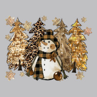 Snowman With Christmas Trees 11inches Classic Tee | Teevron