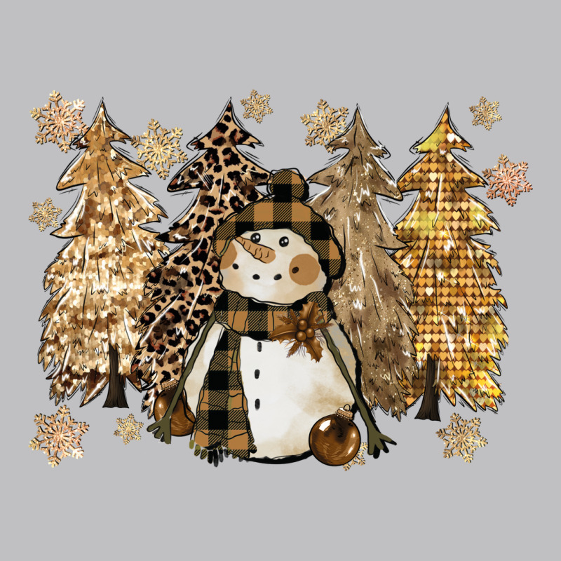 Snowman With Christmas Trees 11inches Classic Tee by CowGirlArtShop | Teevron