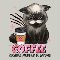 Coffee Because Murder Is Wrong Grumpy Cat Heavyweight Hoodie | Teevron