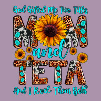God Gifted Me Two Titles Mom And Teta And I Rock T Heavyweight Hoodie | Teevron