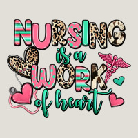 Nursing Is A Work Of Heart Heavy Core Tee | Teevron