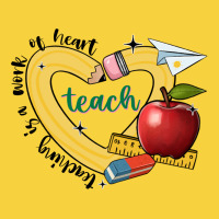 Teaching Is A Work Of Heart Premium Sweatshirt | Teevron