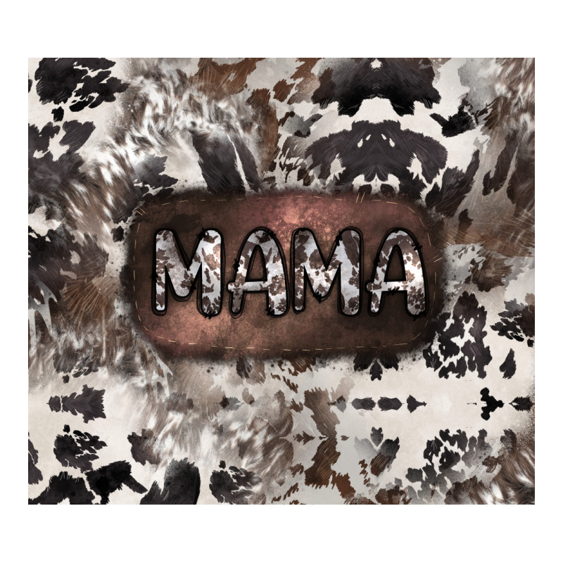 Mama Cowhide Cowgirl Ladies Tee by CowGirlArtShop | Teevron