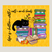 Life Is Better With Cats And Books Heavy Core Tee | Teevron