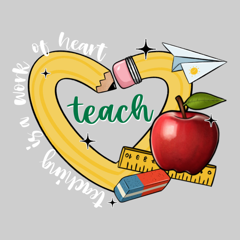 Teaching Is A Work Of Heart Premium Sweatshirt by JahusDesignShop | Teevron