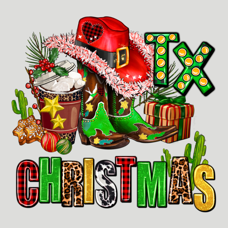 Tx Christmas Cowgirl Zipper Hoodie by AdoDesignShop | Teevron
