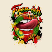 Free Ish Juneteenth Lips Premium Tee | Teevron