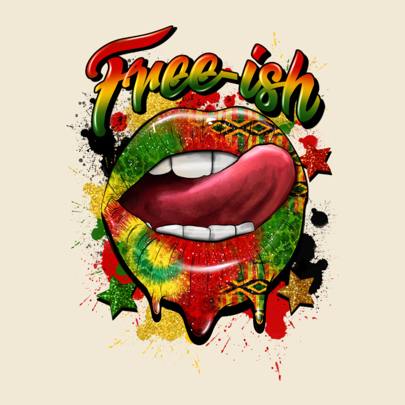 Free Ish Juneteenth Lips Premium Tee by CowGirlArtShop | Teevron