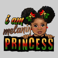 I Am Melanin Princess Black Peekaboo Premium Tee | Teevron