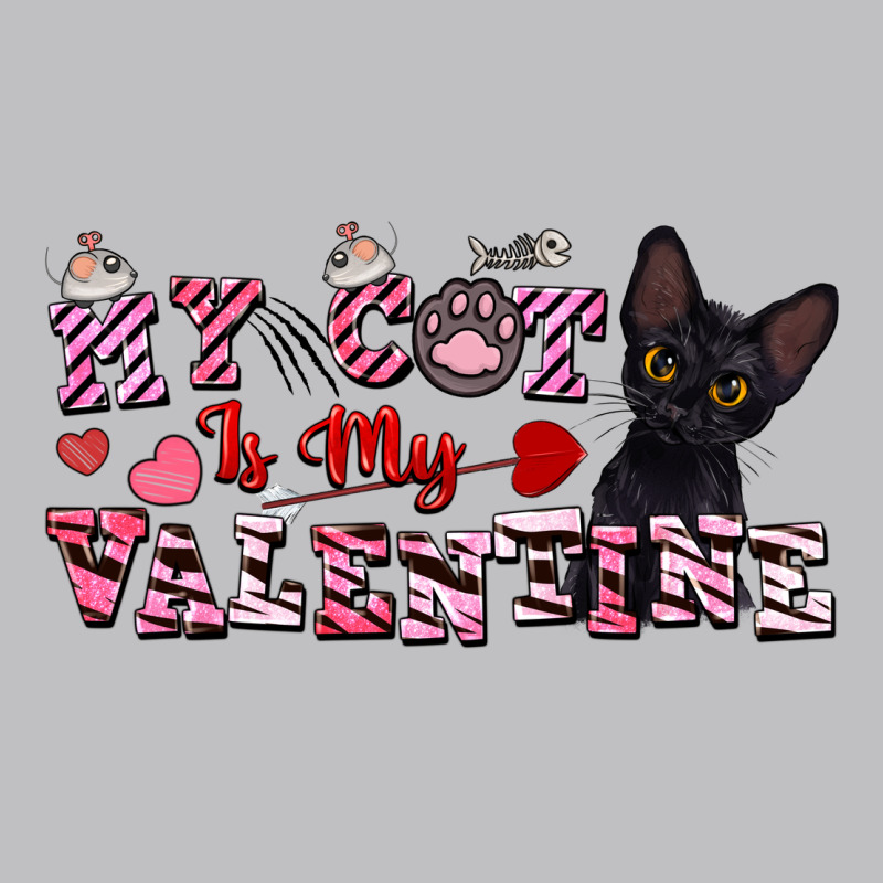 My Cat Is My Valentine Long Sleeve Tee by FaDigitalArtStudio | Teevron