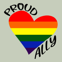 Proud Ally Lgbt Heart Gay Pride Month Ladies Tee | Teevron