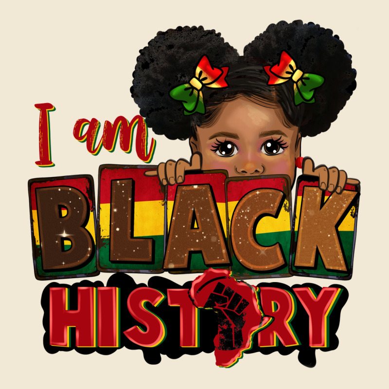I Am Black History Black Girl Peekaboo Juneteenth Premium Tee by CowGirlArtShop | Teevron