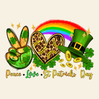 Peace Love St. Patrick's Day Vintage Tee | Teevron