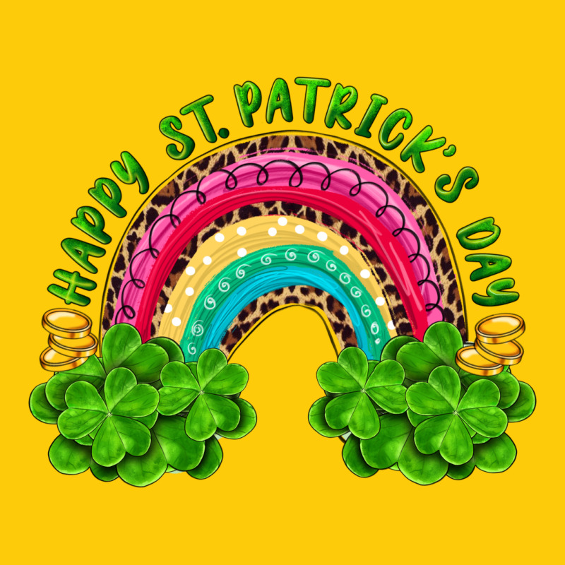 Happy St. Patrick's Day Rainbow And Shamrock Premium Hoodie by RanaPortraitStore | Teevron