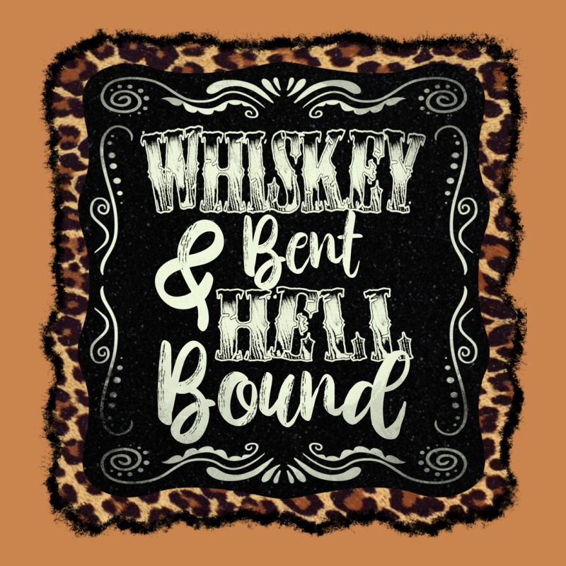 Whiskey Bent Hell Bound Black Heavyweight Hoodie by AdoDesignShop | Teevron