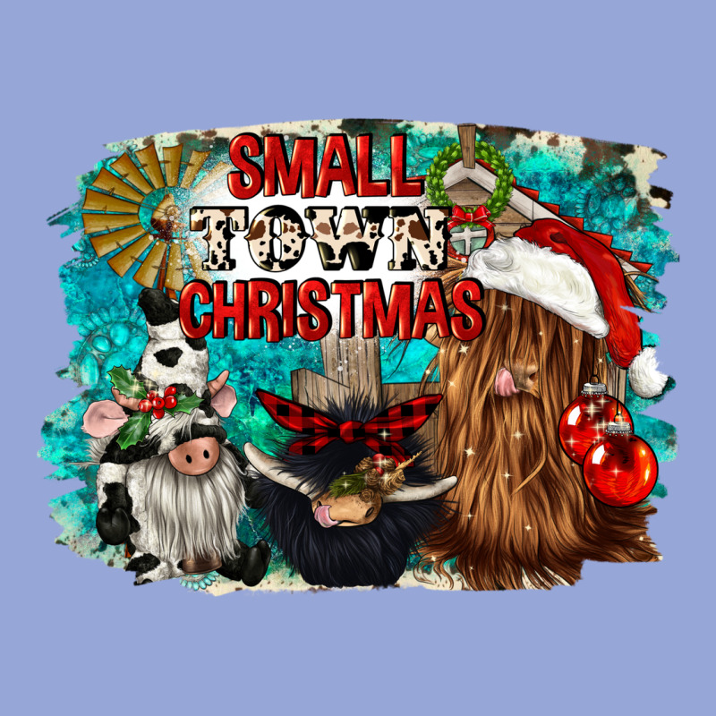 Small Town Christmas Classic Tee by CowGirlArtShop | Teevron