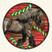 Belgian Horse Christmas Premium Hoodie | Teevron