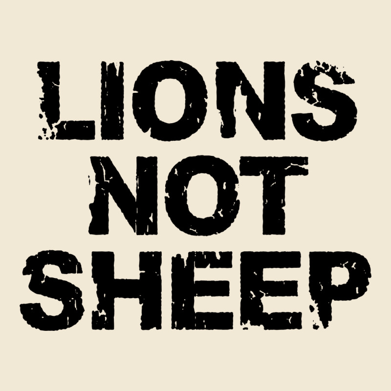 Lions Not Sheep Ladies Tee by artisFamous | Teevron