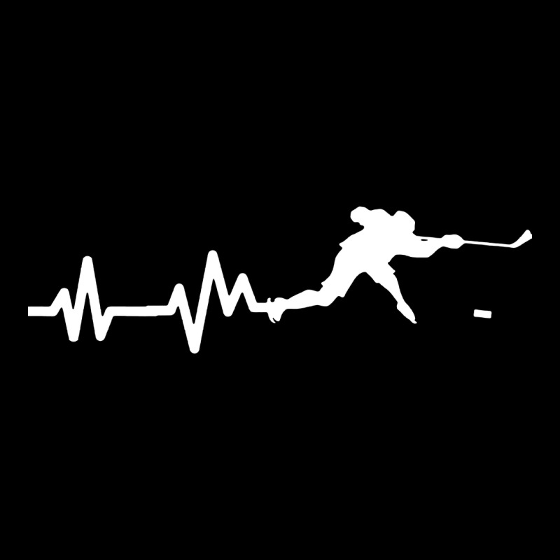 Hockey Player Heartbeat Ice Ladies Tee by artisFamous | Teevron