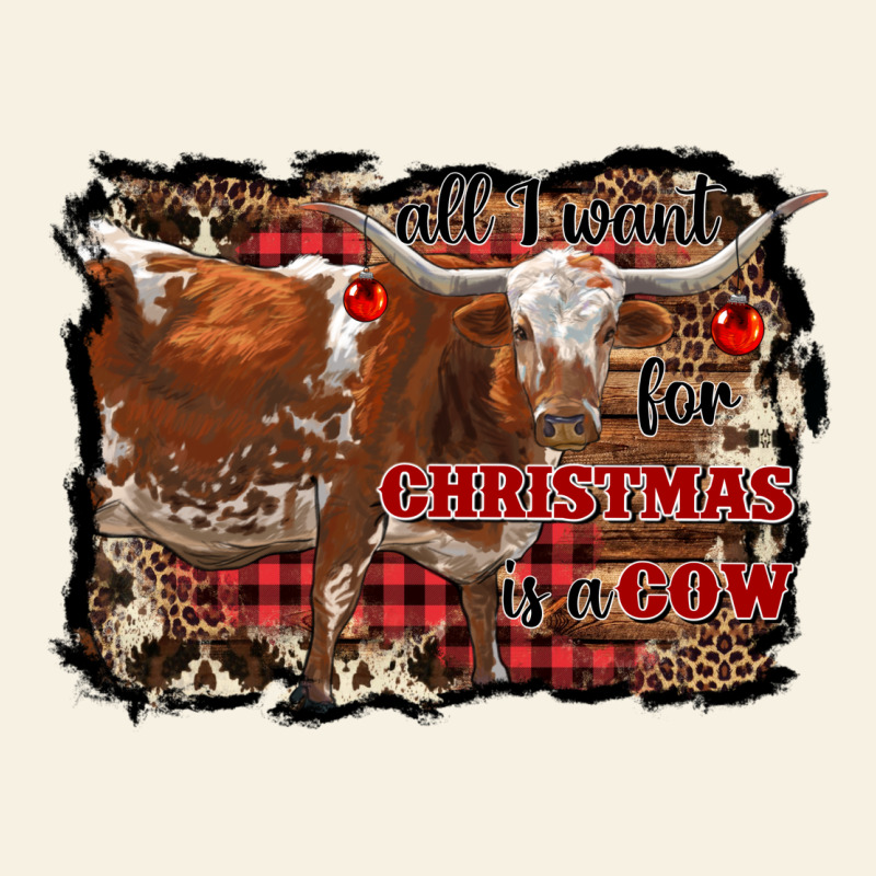 All I Want For Christmas Is A Cow Vintage Tee by RanaPortraitStore | Teevron
