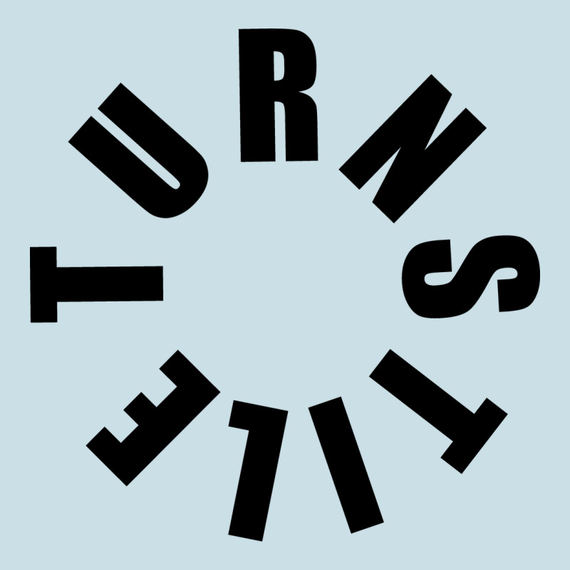 Turnstile Black On White Ladies Tee by artisFamous | Teevron