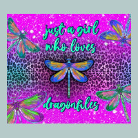 Just A Girl Who Loves Dragonfiles Heavy Core Tee | Teevron
