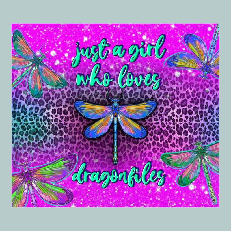Just A Girl Who Loves Dragonfiles Heavy Core Tee by TumblerDesignByShophia | Teevron