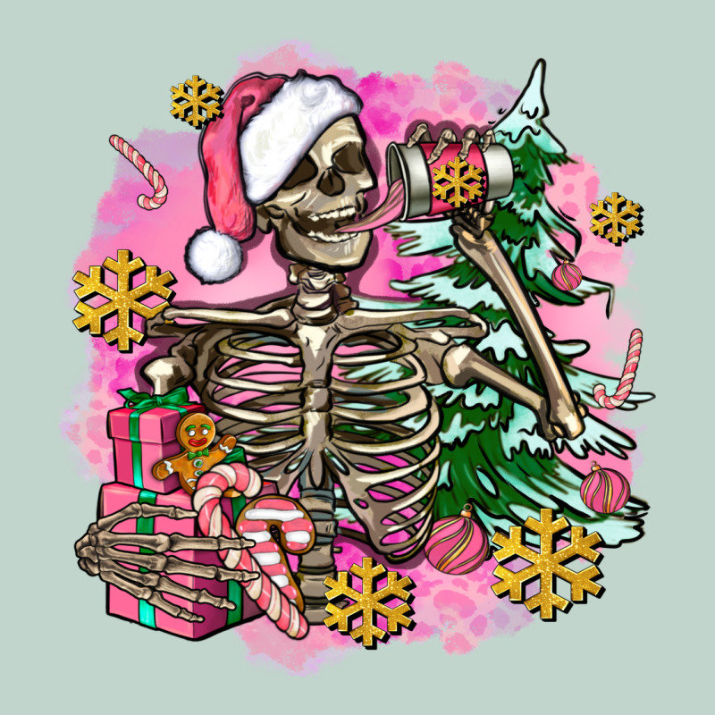 Pink Coffee Gifts Christmas Skeleton Coffee Zipper Hoodie by AdoDesignShop | Teevron