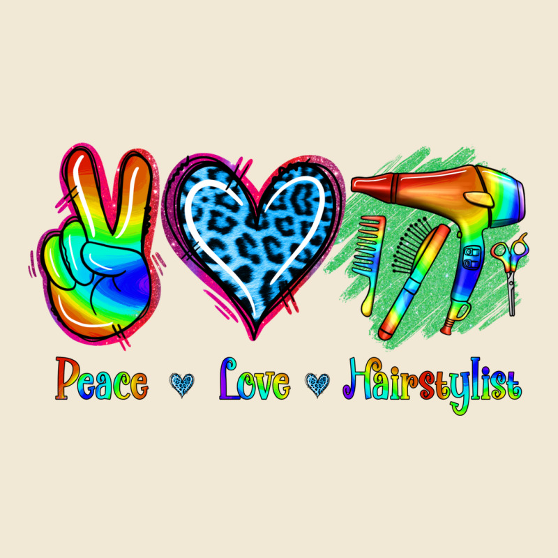 Peace Love Hairstylist Premium Tee by Jasminsmagicworld | Teevron