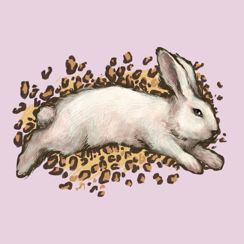 Bunny Rabbit Leopard Easter Day Ladies Tee by HowdyJamesFarm | Teevron