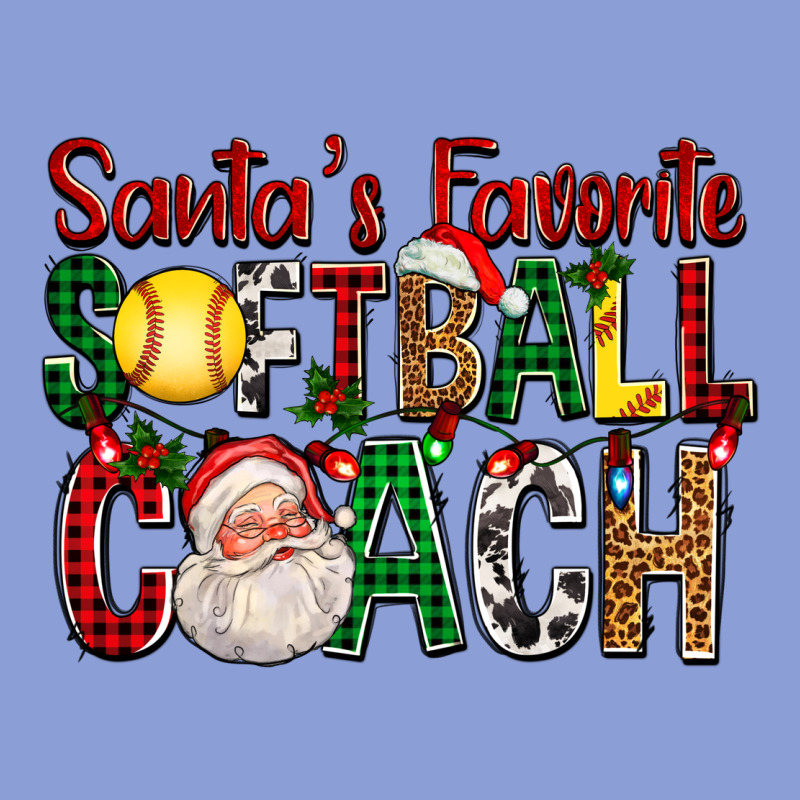 Santa's Favorite Softball Coach For Christmas Long Sleeve Tee by FaDigitalArtStudio | Teevron